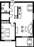 Beispiel, 2½-Zimmer Appartement